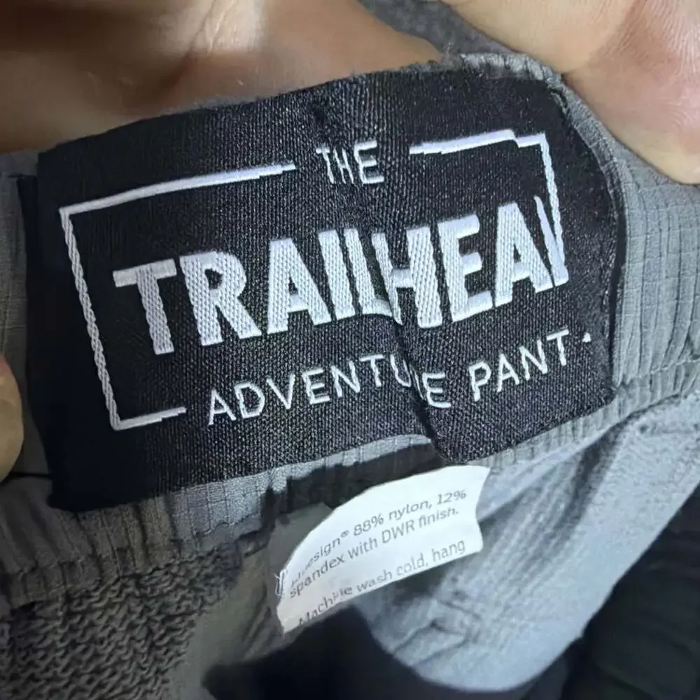 Coalatree Unisex Size Small Regular Gray Trailhead Pants Ripstop Performance